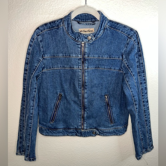 We The Free Fast Lane Denim Moto - Picture 8 of 15